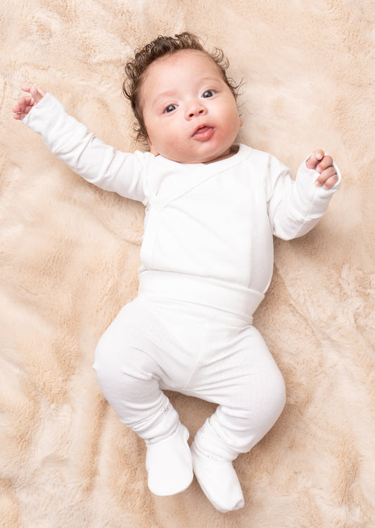 Eli Ecru Organic Cotton Baby Gift Set