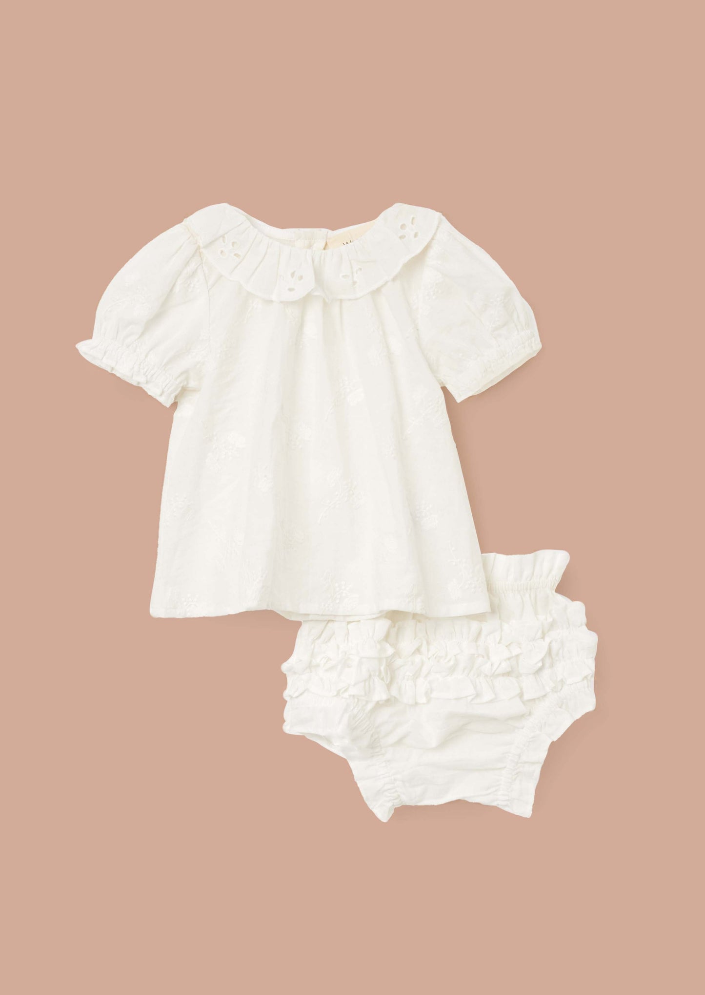 Online Baby Girl Ivory Embroidered Tunic And Bloomer