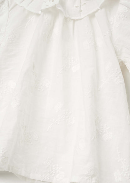 Buy Baby Girl Ivory Embroidered Tunic And Bloomer