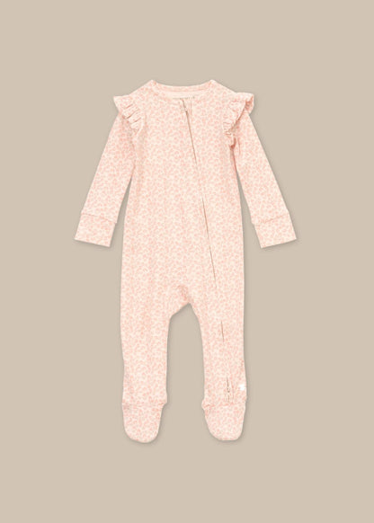 new born Leopard Print Onesie With Headband