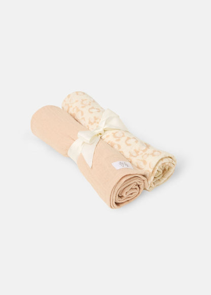 Printed Muslin towel set