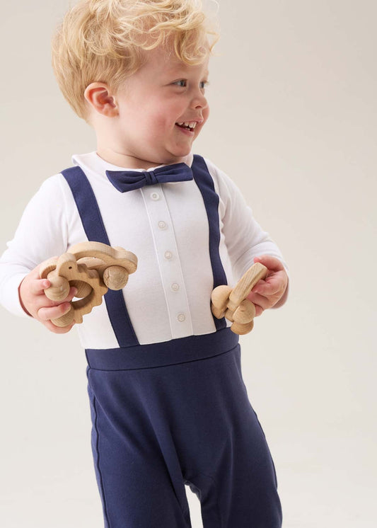 baby Boy Smart Bow Tie Onesie