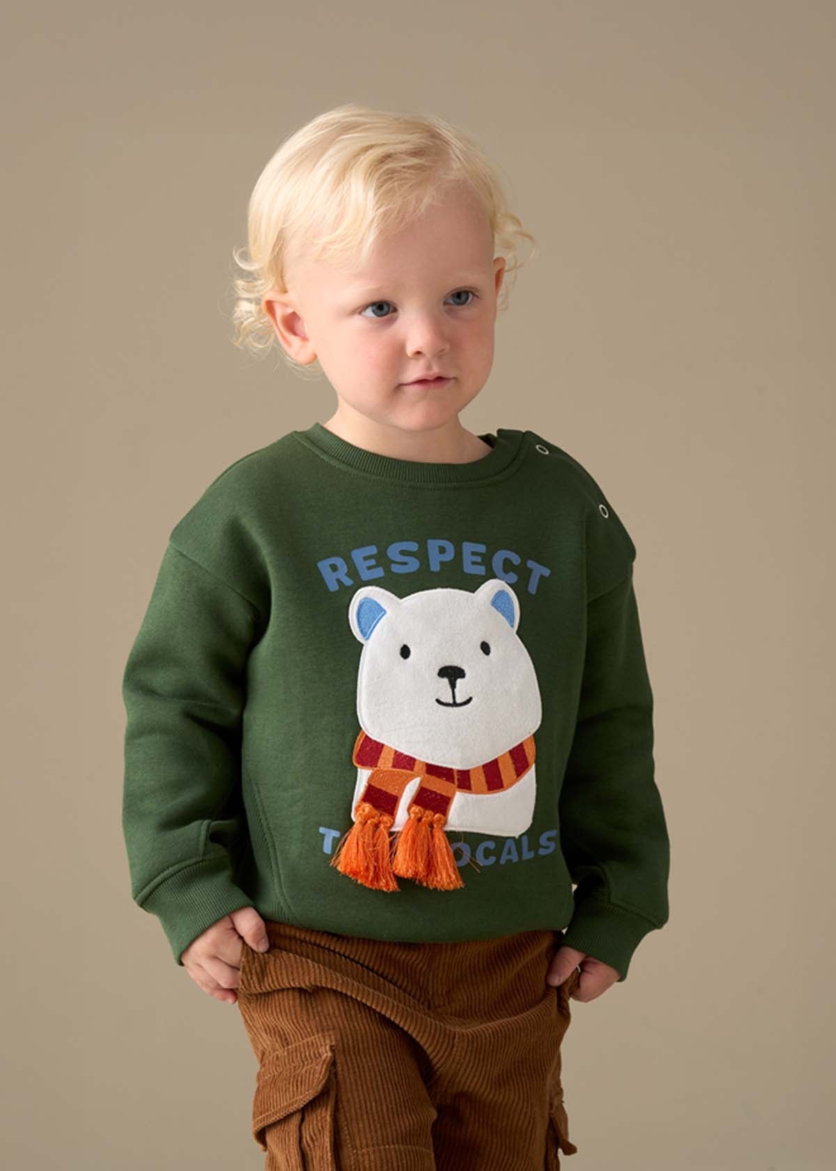 baby boy Seasonal Print Sweatshirt