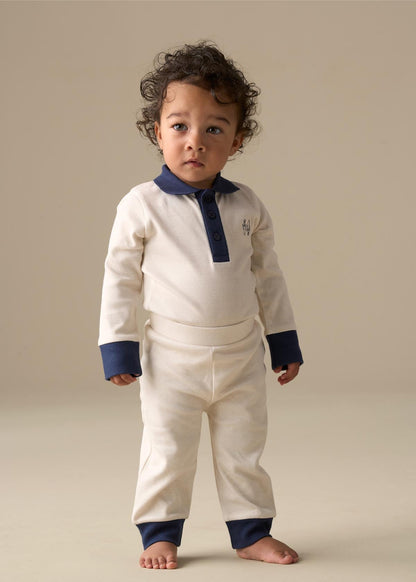 Baby Boy Herringbone Bodysuit & Legging